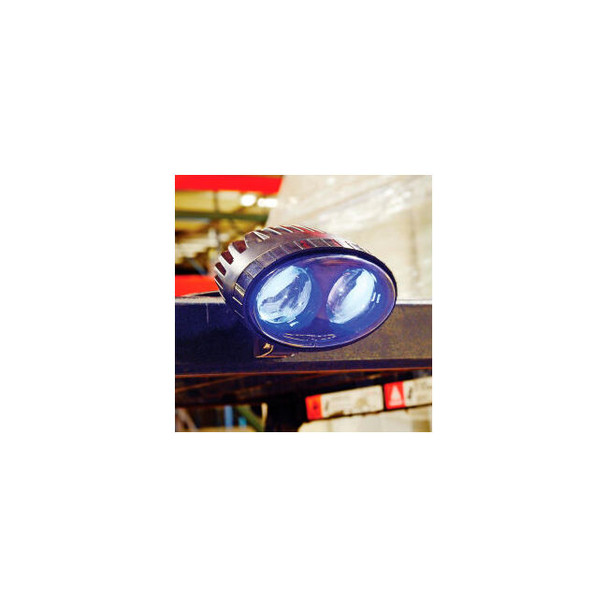 Global Industrial Forklift Pedestrian Safety LED Warning Spotlight Blue