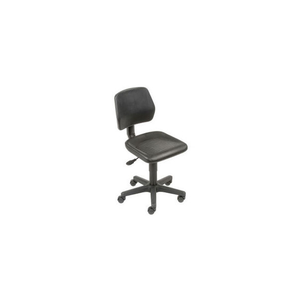 Interion Task Chair With Mid Back Polyurethane Black
