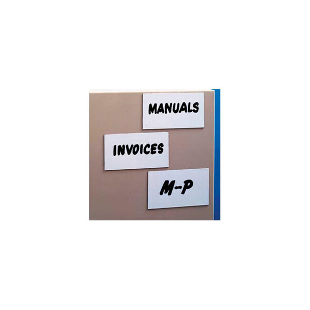 Magnetic Write-On Label 2"" x 4"" (25 pcs/pkg)