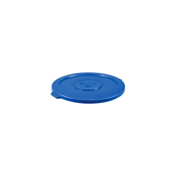 Global Industrial Plastic Trash Can Lid - 32 Gallon Blue