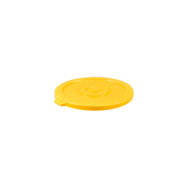 Global Industrial Plastic Trash Can Lid - 32 Gallon Yellow