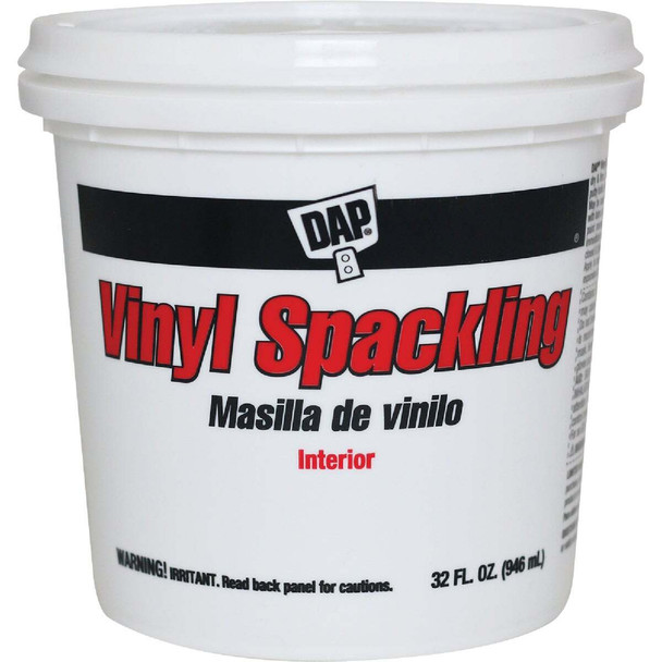 DAP 1 Qt. Heavy-Duty Vinyl Interior Vinyl Spackling Compound 7079812132