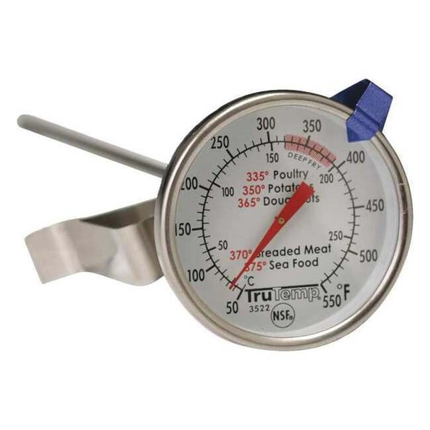 Taylor 12" Analog Deep Fry Thermometer with 50 to 550 (F) 3522
