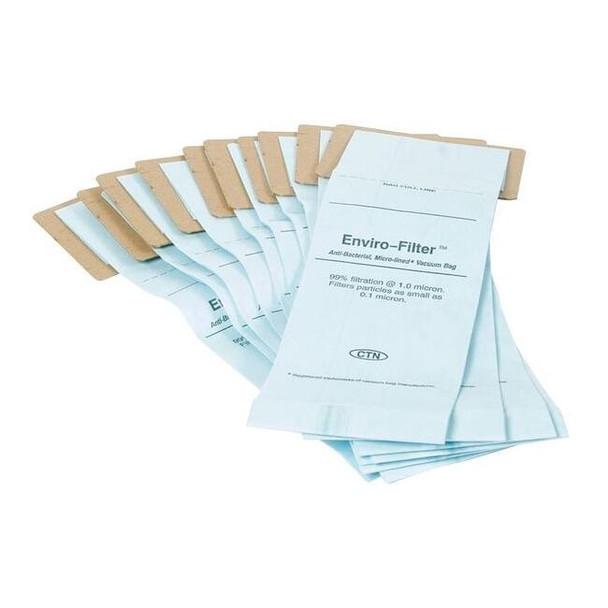 Tennant Paper Vacuum Bags, Paper/Ply, 10 PK 1067455