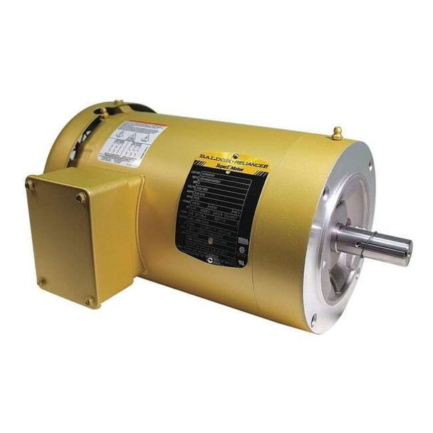 Three-Phase General Purpose Motor, 2 HP, 145TC Frame, 208-230/460V AC Voltage