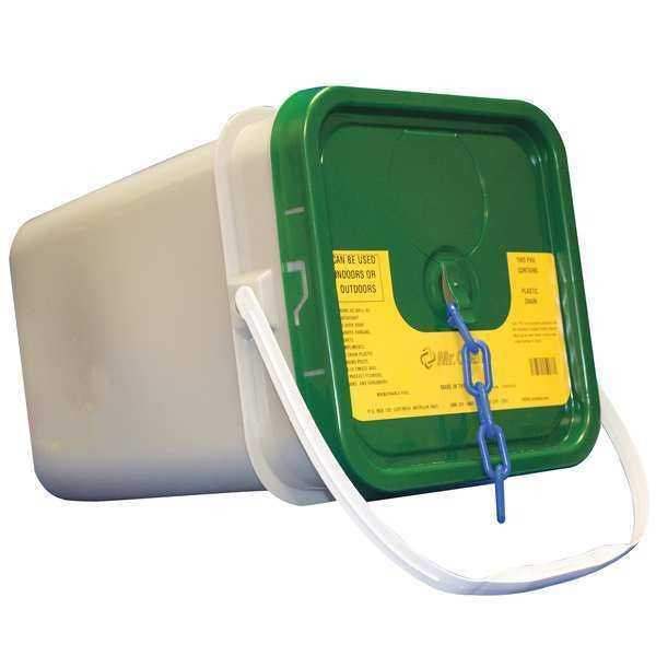 Manufacturer Varies Plastic Chain, Blue, 120 ft Length, Gloss 51006-P