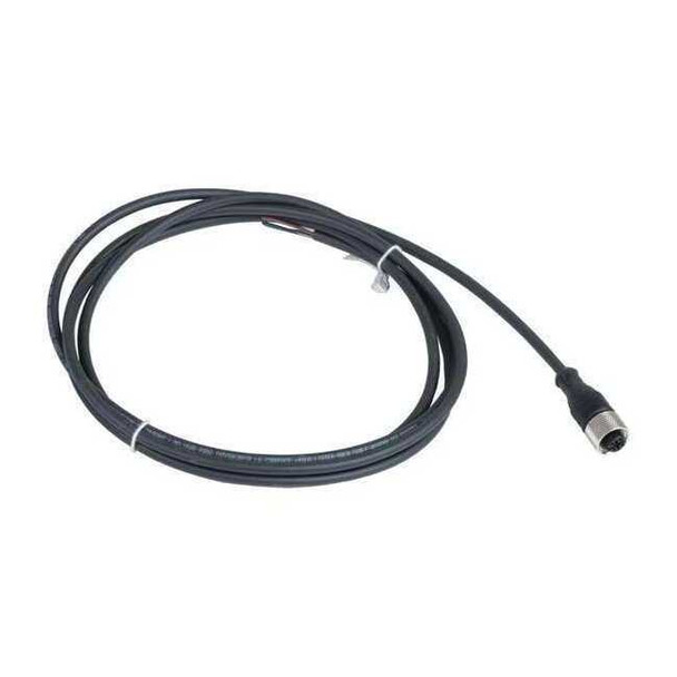 Telemecanique Sensors Cordset,6.56 ft.,Black,250VAC/300VDC XZCP1141L2