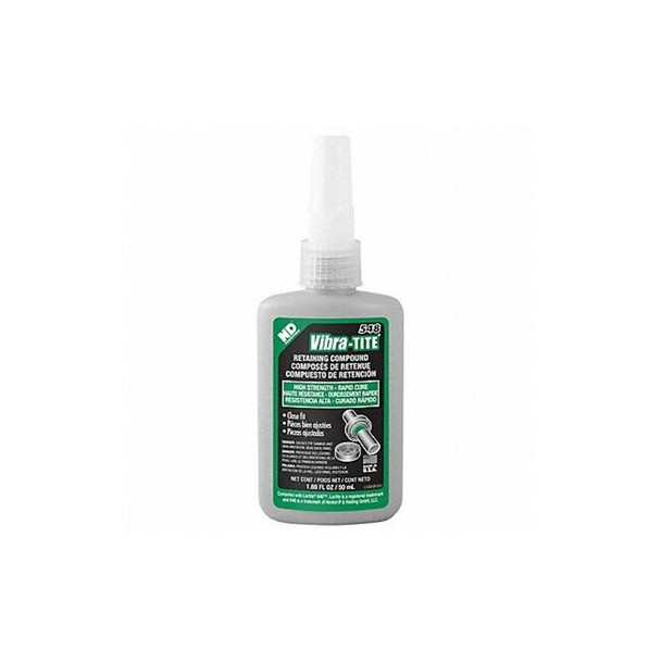 Vibra-Tite Retaining Compound, 548 Series, Green, Liquid, 50ml, Bottle 54850