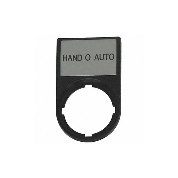 Eaton Legend Plate,Rectangular,Black M22S-ST-D12