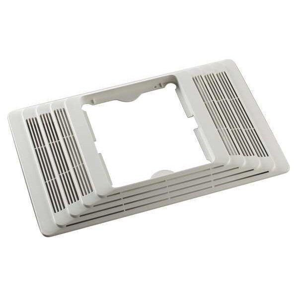 Grille For Broan Mfr No. 656, 655, 657, 659, 696, White, Plastic