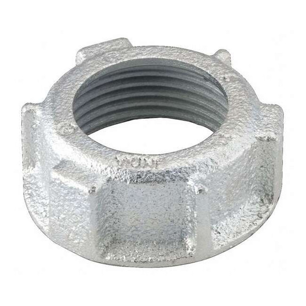 Raco IMC Bushing, 1 in, Threaded, Iron, Zinc Plated, Gray 1104
