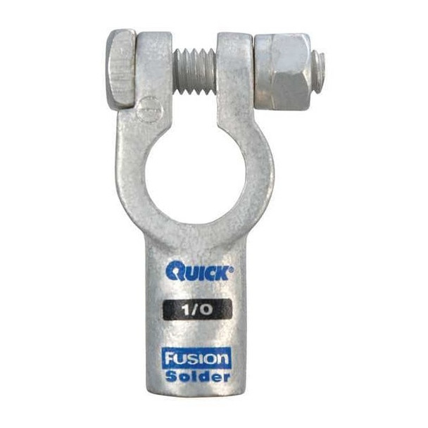 Fusion Straight Terminal,1/0 ga.,Black,Neg 406310N