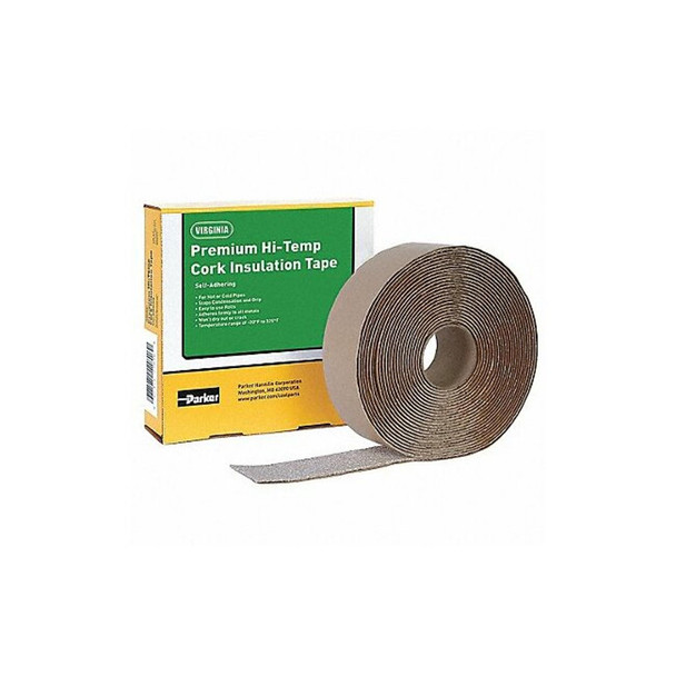 Parker Virginia Hi-Temp Cork Insulation Tape,Roll PTH1