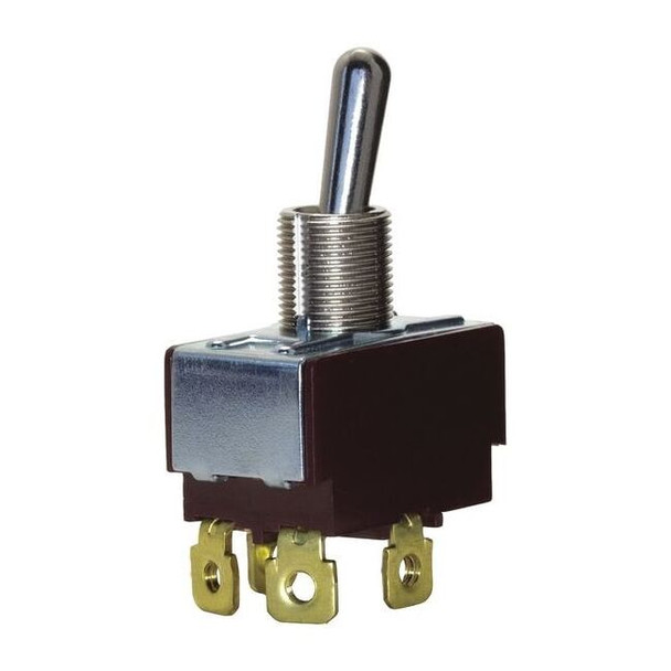 Eaton Toggle Switch,SPDT,10A at 250V,Screw 7504K4