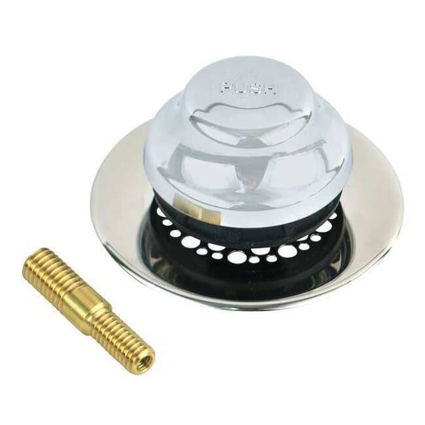 Watco DrainStopper,Dia.2-7/8",Plstic,SS,Chrome 48751-PP-CP-G