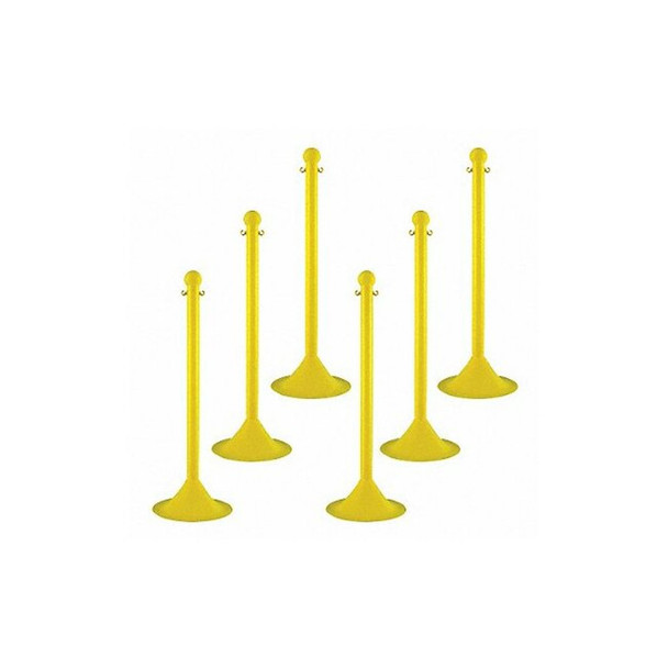 Manufacturer Varies Light Duty Stanchion,41 In. H,PK6 91502-6