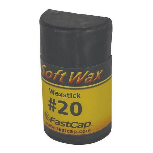 Fastcap Soft Wax Filler System, 1 oz, Refill Stick, Black WAX20S