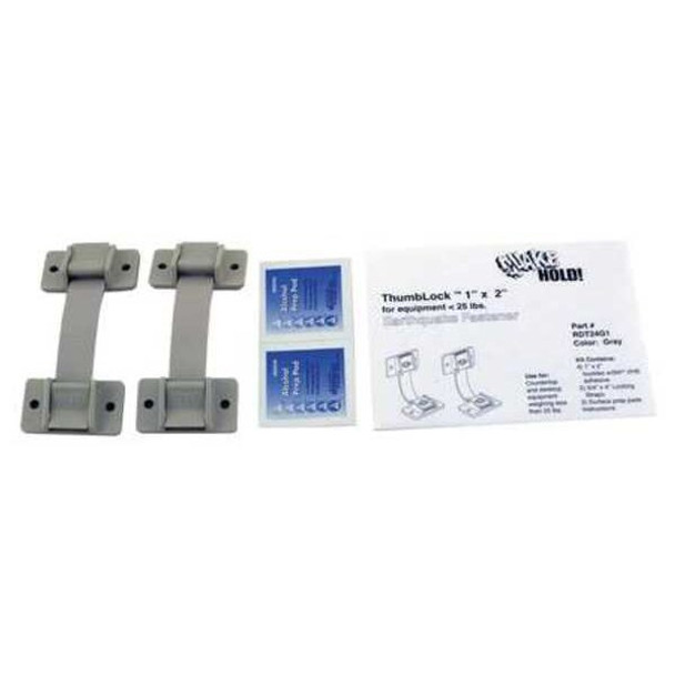 Quakehold! Equipment Fastener, 25 Lbs,Gray RD.T2.4G.1