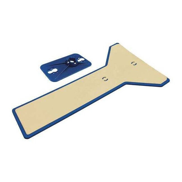 Zipwall Head and Non Skid Plate,White,8 in. L EPH1