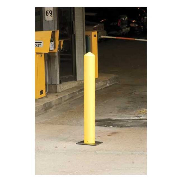 Manufacturer Varies Bollard ,44 2/5 in H,Yellow,Polyethylene 9VF32