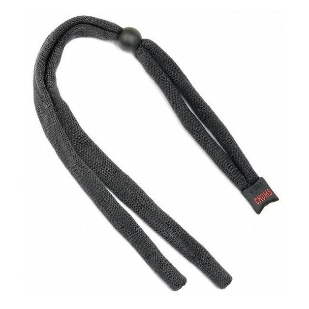 Chums Eyewear Retainer, Black, 28 in Length, Cotton, Slip-On Attachment 12115100