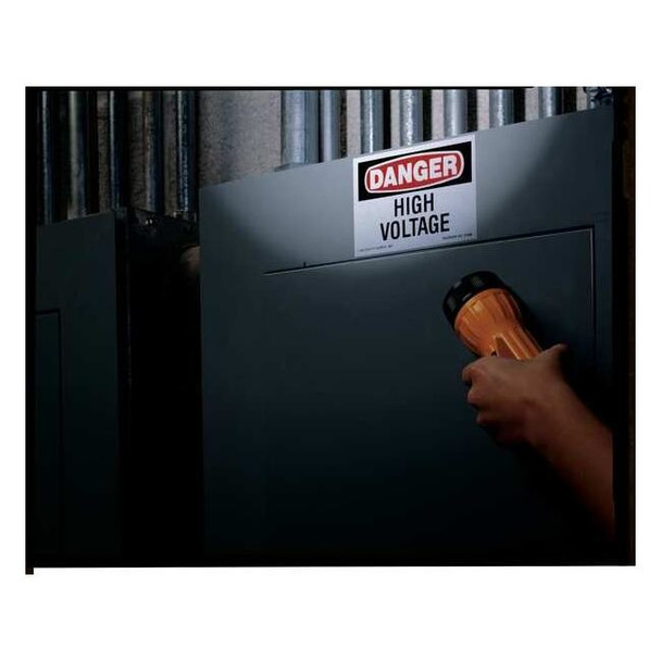Brady Danger Label,Electrical Hazard,PK8, 21006LS 21006LS