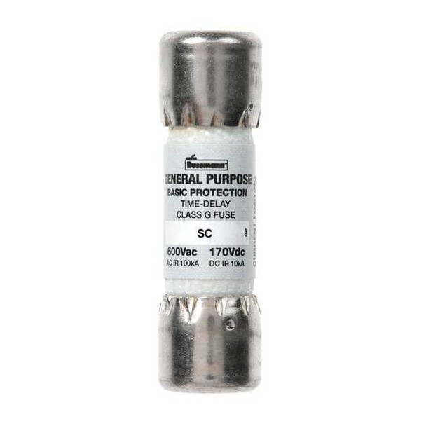 UL Class Fuse, G Class, Fast-Acting, 1A, 600V AC, Non-Indicating