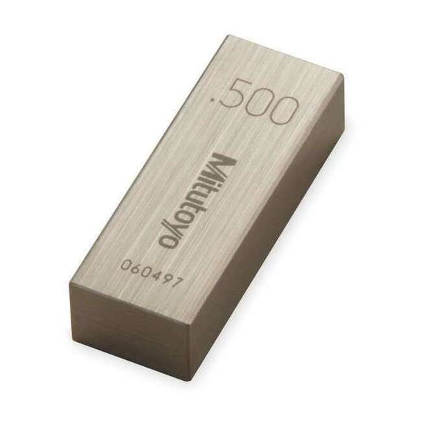 Mitutoyo Gage Block,Rectangular,0.50 In,ASME 0 611195-531