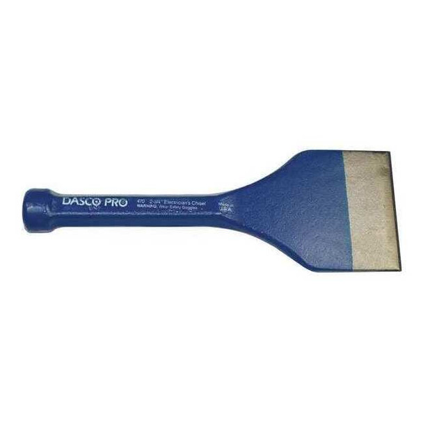 Dasco Pro Electrician Chisel,8 in.,2-3/4 in. Tip 470