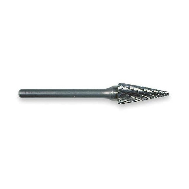 Widia Carbide Bur,Pointed Cone,1/8",Double Cut M41486