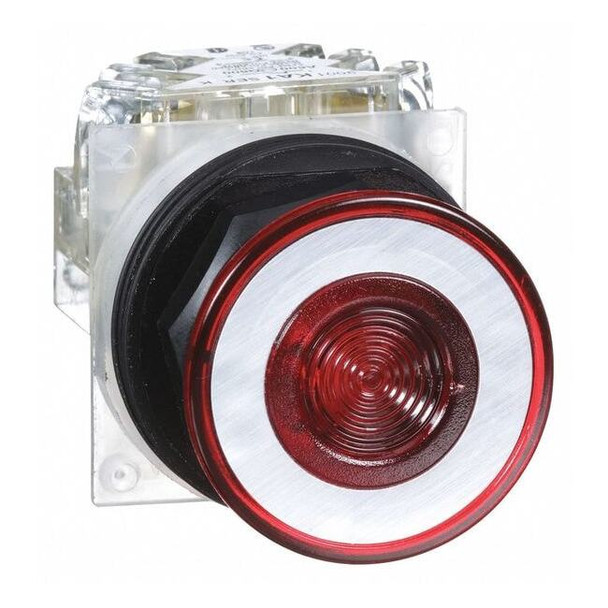 Schneider Electric Push Button Operator, 30 mm, SPDT, Red 9001SKR9RH13