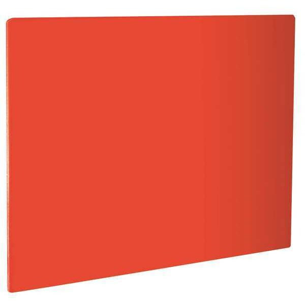 Crestware Cutting Board,20 in. L,Red,Polyethylene PCB1520R