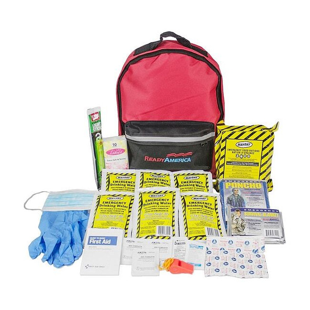 Ready America Survival Kit, Fabric 35 Components, 1 People Served 70180
