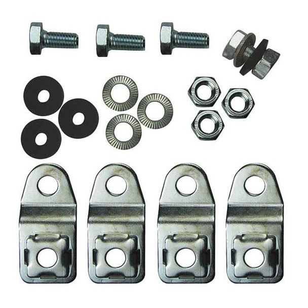Rittal Wall Mounting Kit, Kit Accessory, Carbon Steel 1590000