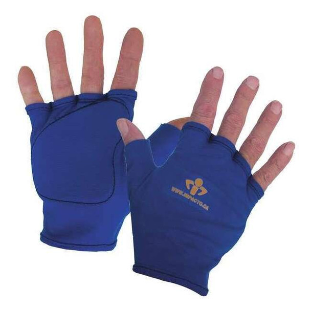 Impacto Impact Gloves, XL, Blue, Fingerless, Left 50100120051