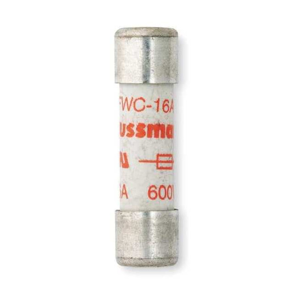 Semiconductor Fuse, 16A, Fast-Acting, 600V AC, Cylindrical