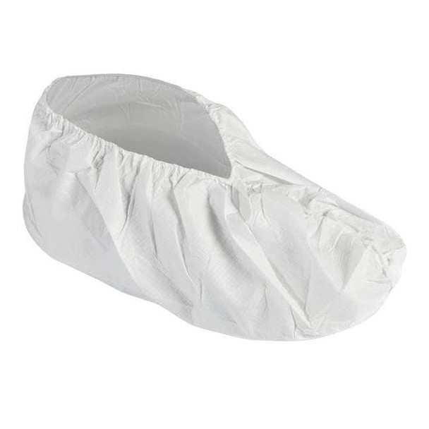 Shoe Covers, Microporous Film Laminate, White, Slip Resistant Sole: No ,2XL
