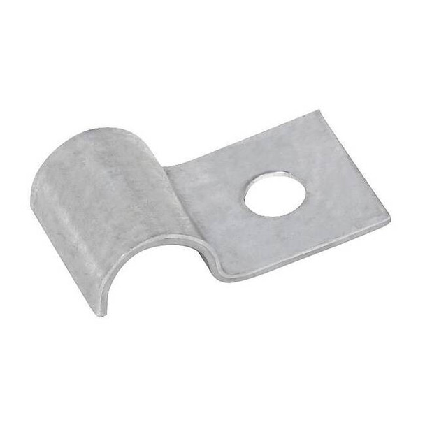 Cable Clamp, Steel, 5/8 in Bundle Dia., Natural, 50 PK