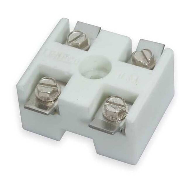 Tempco Ceramic Terminal Block,1-1/4x1-9/16 in. EHD-108-101