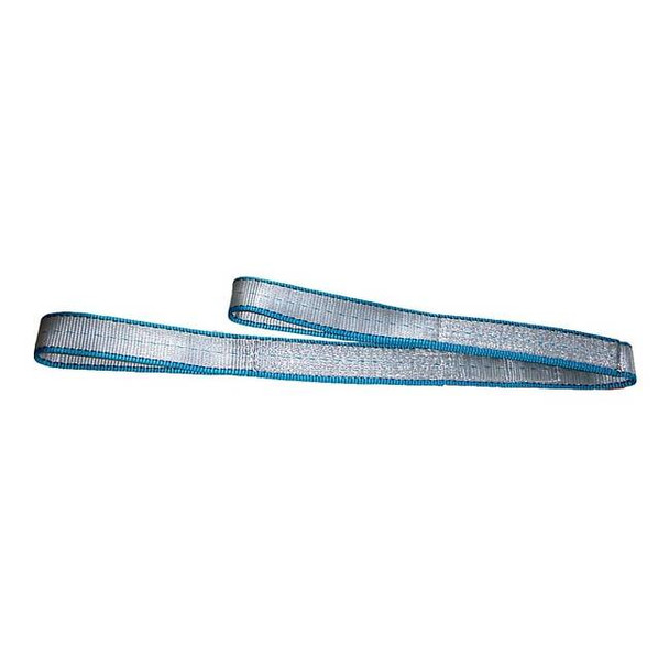 Lift-All Web Sling, Type 3, 8 ft L, 4 in W, Polyester, Silver EE1804TFX8