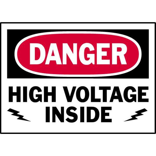 Brady Equipment Label,5 In. W,PK5, 86196 86196