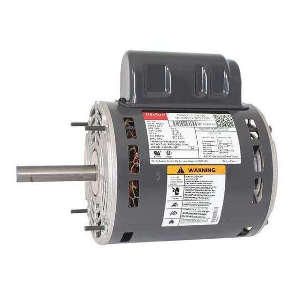 Dayton Motor,PSC,1/2 HP,1650,115/230V,48Y,OAO 4HZ63BG