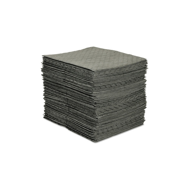 MRO Plus™ Absorbent, Absorbs 26 gal, 15 in W x 19 in L, Heavy Weight, Perforated, 3-Ply, Pad