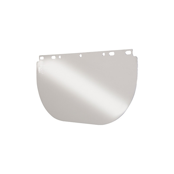 Visor, Clear,  Unbound, 16-1/2 in L x 8 in H, for Fibre-Metal® Head Gear/Cap Adaptors