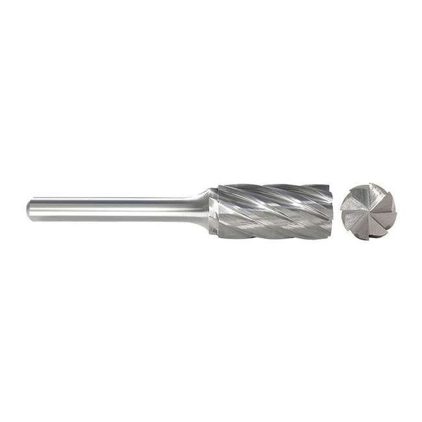 Manufacturer Varies Cylinder Bur SB,Flat End,1/4",Carbide 310-002546
