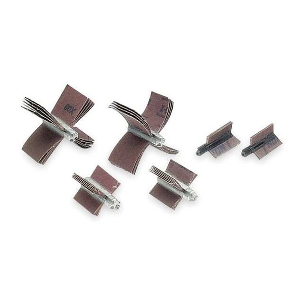 Merit Bore Polisher, 1 to 1 1/2 in Dia,60 Grit 08834154091