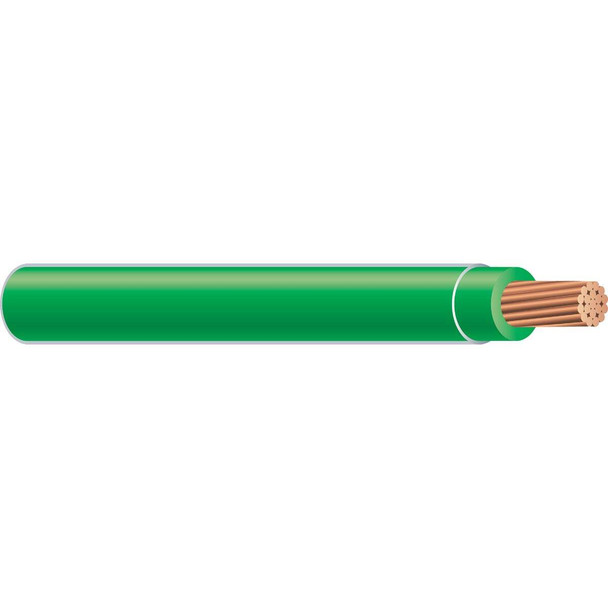 Southwire 500 Ft. 6 AWG Stranded Green THHN Electrical Wire 20497401