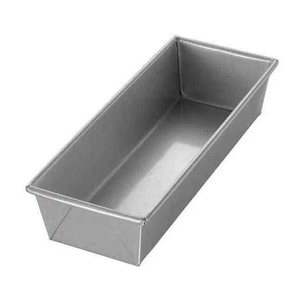 Chicago Metallic Bread Pan,Single,Plain,12-1/4x4-1/2 40491