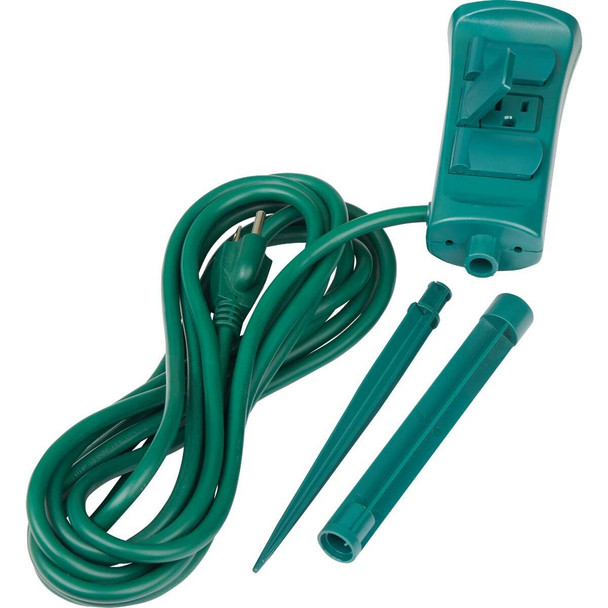 Do it 3-Outlet 13A Outdoor Power Stake with 15 Ft. Cord KB-300