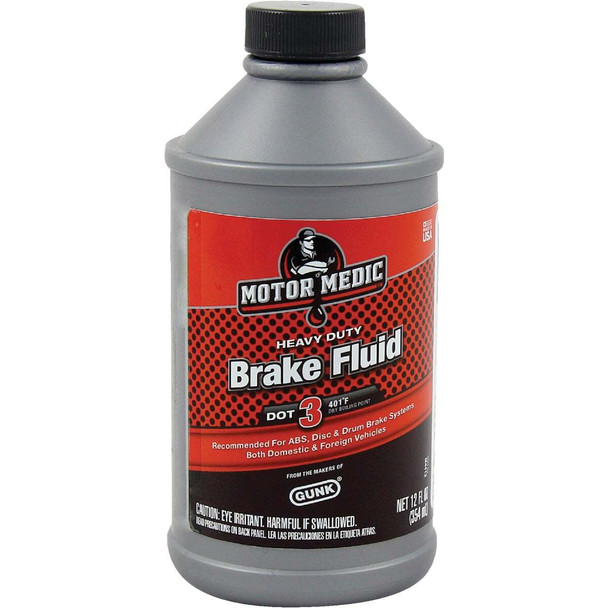 MotorMedic 12 Oz. Heavy-Duty DOT 3 Brake Fluid M4412
